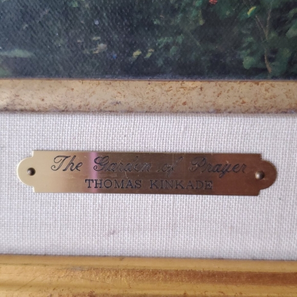 Thomas kinkade the garden of prayer painting - Picture 2 of 6